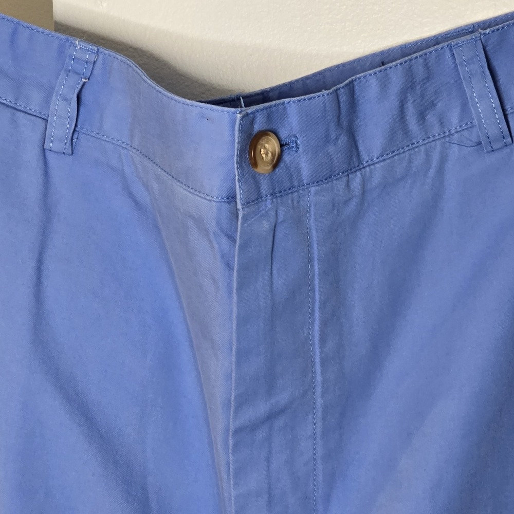 Vineyard Vines Club Chino Shorts Mens 40‎ Blue Flat Front Golf Preppy 9" - Picture 2 of 10